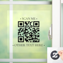 Ihr QR-Code Fensteraufkleber