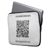 Ihr QR-Code für benutzerdefinierten Text und Farbe Laptopschutzhülle (Vorderseite Links)
