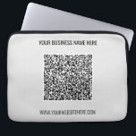 Ihr QR-Code für benutzerdefinierten Text und Farbe Laptopschutzhülle<br><div class="desc">Benutzerdefinierte Farben und Schriftart - Entwerfen Sie Ihre eigenen Personalisierten Notebook-Sleeves mit QR Code Scan Info und Name Website oder Custom Text Promotional Business Laptop Sleeve / Geschenk - QR Code hinzufügen - Bild - Foto oder Logo / und Name - Firma / Website oder E-Mail oder Telefon - Kontaktinformationen...</div>