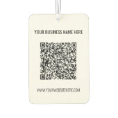 Ihr QR-Code für den benutzerdefinierten Text Busin Autolufterfrischer (Rückseite)