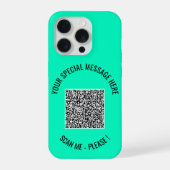 Ihr QR-Code für den iPhone-Case mit benutzerdefini iPhone Hülle (Rückseite)