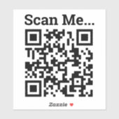 Ihr QR-Code für Ihr Unternehmen Aufkleber (Blatt)