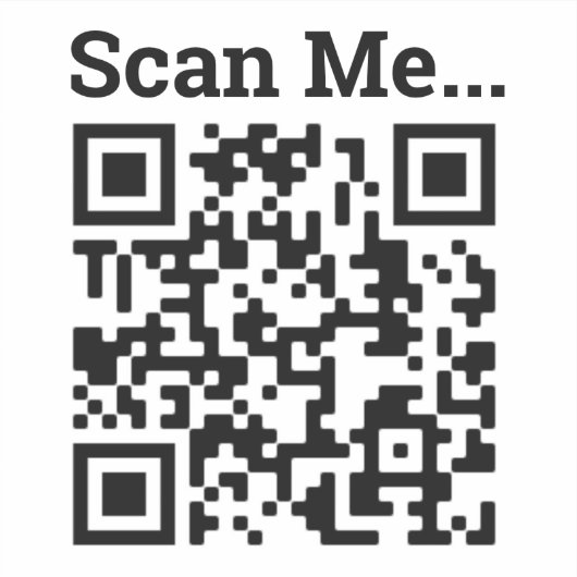 Ihr QR-Code für Ihr Unternehmen Aufkleber (Vorderseite)