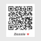 Ihr QR-Code für Ihr Unternehmen Aufkleber (Blatt)
