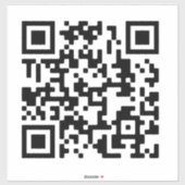 Ihr QR-Code für Ihr Unternehmen Aufkleber (Blatt)