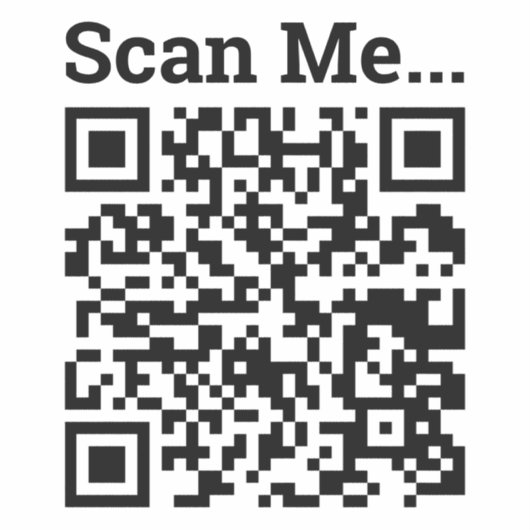 Ihr QR-Code für Ihr Unternehmen Aufkleber (Vorderseite)
