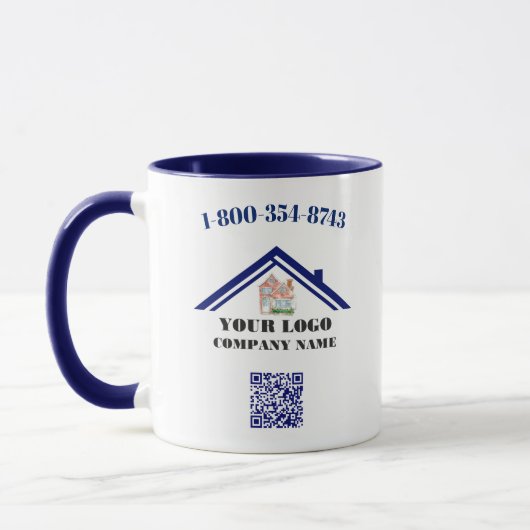 Ihr QR-Code für Ihr Unternehmen Tasse (Links)