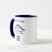 Ihr QR-Code für Ihr Unternehmen Tasse (Vorderseite Links)
