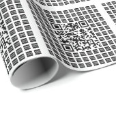 Ihr QR-Code für Logos/Bilder geteert und bearbeite Geschenkpapier (Rolleneckpunkt)