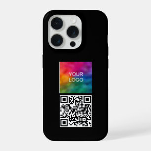 Ihr QR-Code Hochladen der Logo-Vorlage Elegant Mod iPhone 15 Pro Hülle