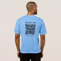 Ihr QR-Code in Ihrem Unternehmen - Mens Back Side