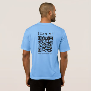 Ihr QR-Code in Ihrem Unternehmen - Mens Back Side T-Shirt