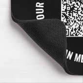Ihr QR Code Info Benutzerdefinierter Text und Farb Mousepad (Ecke)