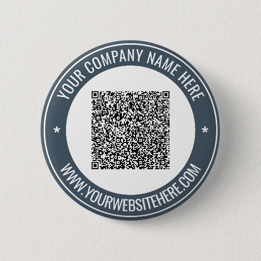 Ihr QR-Code-Info-Name-Webseite-Promotion-Button Button (Vorderseite)