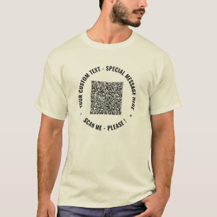 Ihr QR-Code Info T - Shirt für benutzerdefinierten