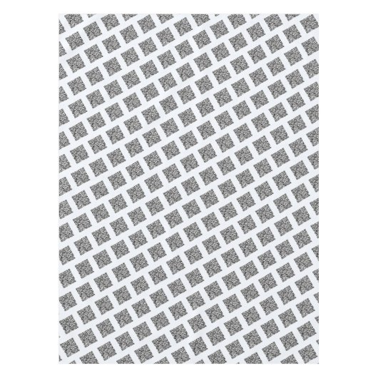 Ihr QR-Code-Info und Farbwerbetablett Tischdecke (Vorderseite)