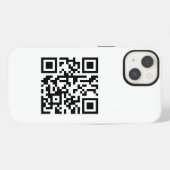 Ihr QR-Code iPhone Hülle (Rückseite (Horizontal))