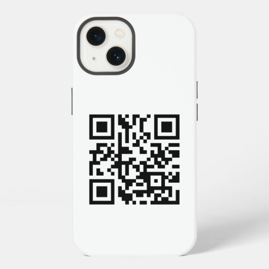 Ihr QR-Code iPhone Hülle (Rückseite)
