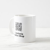 Ihr QR-Code Kaffeetasse (Vorderseite Links)