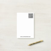 Ihr QR-Code - Kundenspezifische SMS-Business-Post- Post-it Klebezettel (Auf Schreibtisch)
