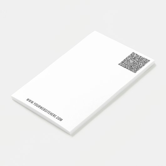 Ihr QR-Code - Kundenspezifische SMS-Business-Post- Post-it Klebezettel (angewinkelt)
