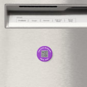 Ihr QR-Code-Magnetvorlage mit individuellem Text u Magnet (In Situ (Geschirrspüler))
