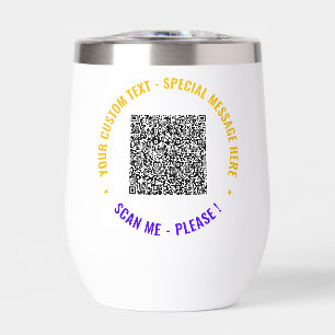 Ihr QR-Code mit benutzerdefiniertem Text Personali