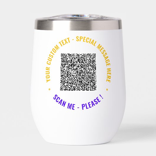 Ihr QR-Code mit benutzerdefiniertem Text Personali (Vorderseite)