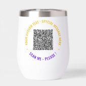 Ihr QR-Code mit benutzerdefiniertem Text Personali (Rückseite)