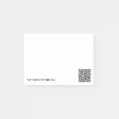 Ihr QR-Code mit individuellem Text Post-it® Notes Post-it Klebezettel (Vorderseite)