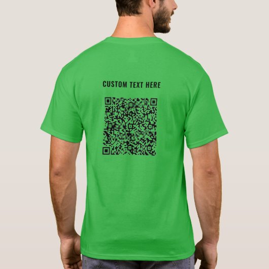 Ihr QR-Code mit Personalisiertem T - Shirt für ben (Rückseite)
