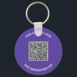 Ihr QR Code Name Info Colors Promoter Schlüsselanh Schlüsselanhänger<br><div class="desc">Ihre QR-Codename-Website Werbe-Personalisiert Office-Werbeaktion Business oder Persönliche individuell anpassbare Farben und Text-Moderne Geschenk - Fügen Sie Ihren QR-Code - Image oder Logo - Foto / Name - Firma / Website oder E-Mail oder Telefon - Kontaktinformationen / Adresse - Umgestalten und verschieben oder entfernen / Hinzufügen von Elementen - Bild /...</div>