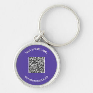 Ihr QR-Code-Name-Info-Farben Werbe-Schlüsselanhäng Schlüsselanhänger