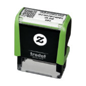 Ihr QR-Code Name Rücksendeadresse Stempel Beispiel (Produkt)