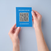 Ihr QR-Code-Name Website-Farben Flyer Werbeartikel (Gruppe)