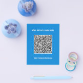 Ihr QR-Code-Name Website-Farben Flyer Werbeartikel (Einzeln)