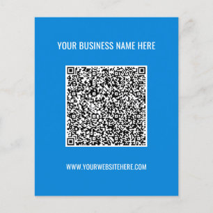 Ihr QR-Code-Name Website-Farben Flyer Werbeartikel