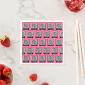 Ihr QR-Code Personalisiert Napkins-Beispiel Serviette (Beispiel)
