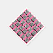 Ihr QR-Code Personalisiert Napkins-Beispiel Serviette (Ecke)