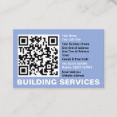 Ihr QR-Code Plus Business Details Business Card Visitenkarte (Vorderseite)