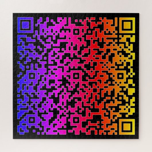 Ihr QR-Code-Puzzle-Geschenk mit einer speziellen S Puzzle (Horizontal)