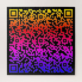 Ihr QR-Code-Puzzle-Geschenk mit einer speziellen S Puzzle (Vertikal)