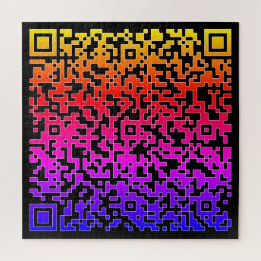 Ihr QR-Code-Puzzle-Geschenk mit einer speziellen S Puzzle (Vertikal)