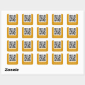 Ihr QR-Code Quadratischer Aufkleber (Blatt)