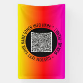 Ihr QR-Code-Scan-Banner-Vorlage mit individuellem Banner (Vertikal)