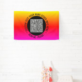 Ihr QR-Code-Scan-Banner-Vorlage mit individuellem Banner (InSitu)