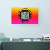 Ihr QR-Code-Scan-Banner-Vorlage mit individuellem Banner (Messe)