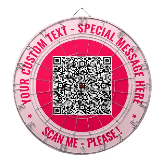 Ihr QR Code Scan Dart Board - Benutzerdefinierter Dartscheibe (vorne)