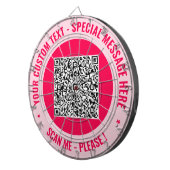 Ihr QR Code Scan Dart Board - Benutzerdefinierter Dartscheibe (Vorderseite rechts)