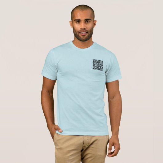 Ihr QR-Code Scan-Individuelle Name Website T - Shi T-Shirt (Vorne ganz)